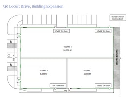 310-316 Locust Dr, Verona, WI for lease Floor Plan- Image 2 of 4