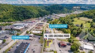 1385 Greenbag Rd, Morgantown, WV - AERIAL  map view