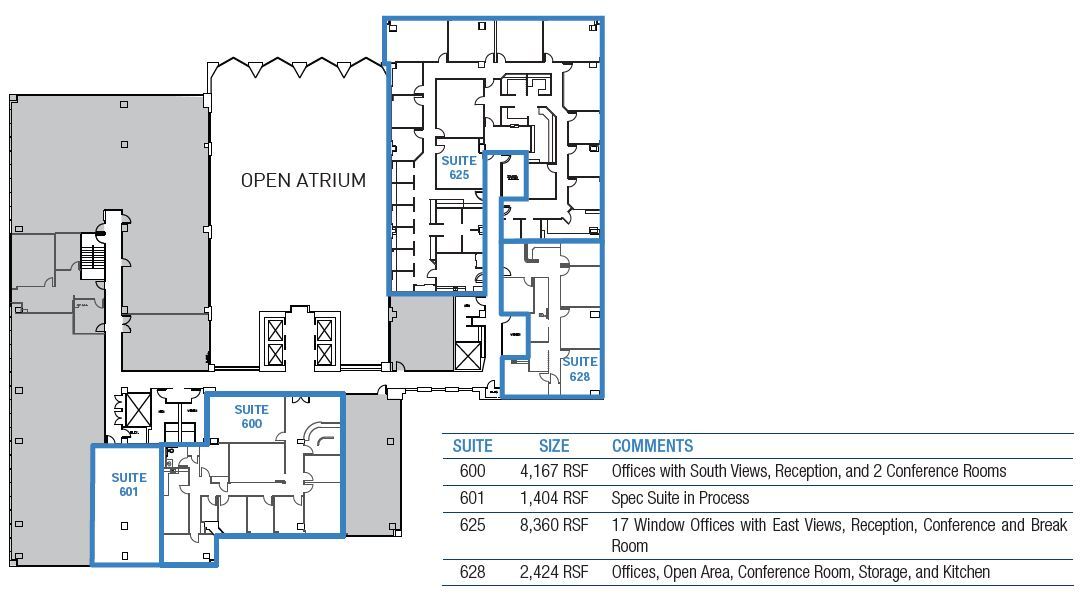 16530 Ventura Blvd, Encino, CA à louer Plan d  tage- Image 1 de 1