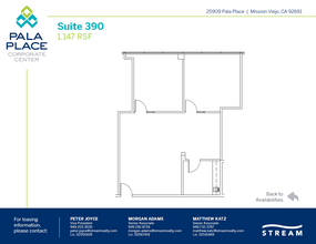 25909 Pala Pl, Mission Viejo, CA à louer Plan d’étage- Image 1 de 1