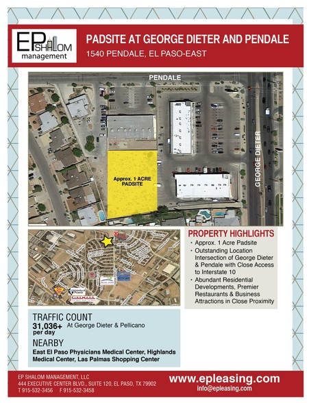 1540 Pendale Rd, El Paso, TX à vendre - A rien - Image 1 de 8