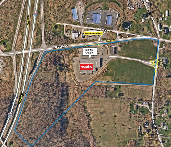 More details for 578-580 Carbondale Rd, Olyphant, PA - Retail for Lease