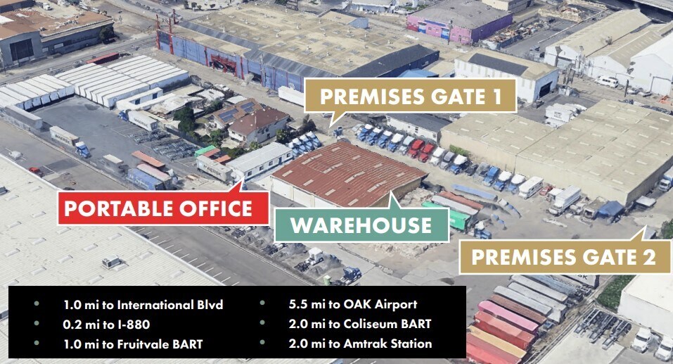 4341 Howard St, Oakland, CA à louer - Aérien - Image 2 de 4