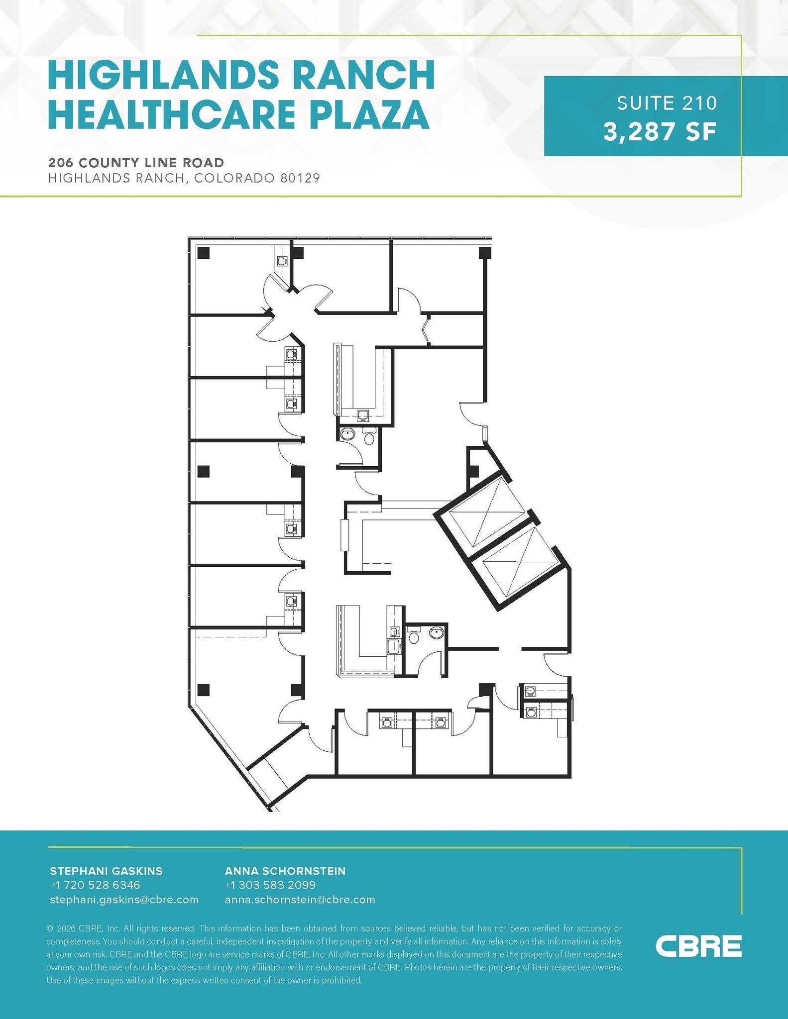 206 W County Line Rd, Highlands Ranch, CO for lease Floor Plan- Image 1 of 1