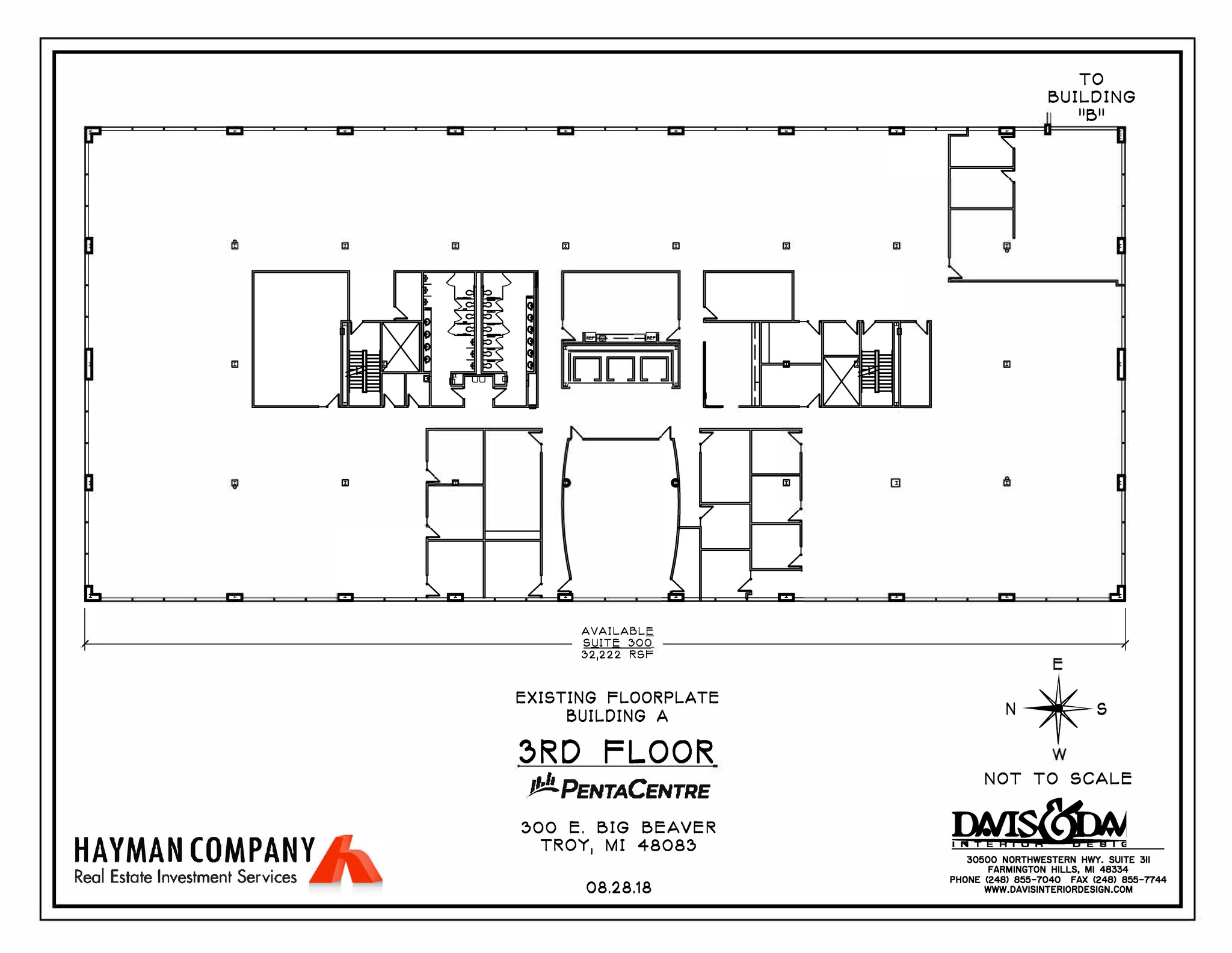 300 E Big Beaver Rd, Troy, MI à louer Plan d  tage- Image 1 de 1