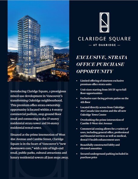 5740 Cambie St, Vancouver, BC à vendre - Autre - Image 2 de 3