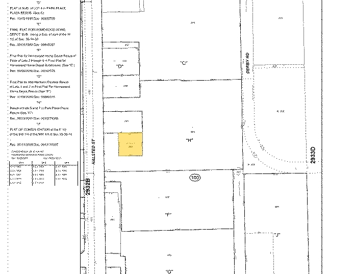 17627-1731 Halsted St, Homewood, IL à vendre - Plan cadastral - Image 3 de 8