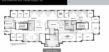 12316 Hampton Way, Wake Forest, NC for lease Floor Plan- Image 1 of 11