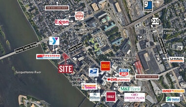 606 N 2nd St, Harrisburg, PA - Aerial map view