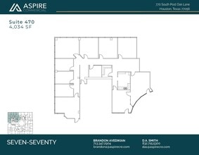770 S Post Oak Ln, Houston, TX for lease Floor Plan- Image 1 of 4