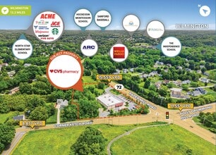 604 Corner Ketch Rd, Newark, DE - AERIAL  map view