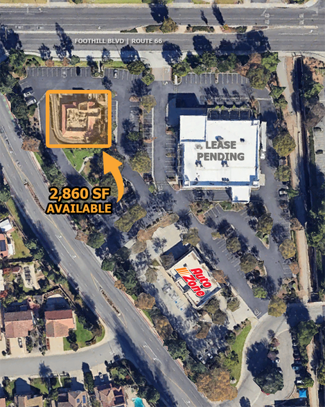 1410 Foothill Blvd, La Verne, CA for lease - Aerial - Image 3 of 5