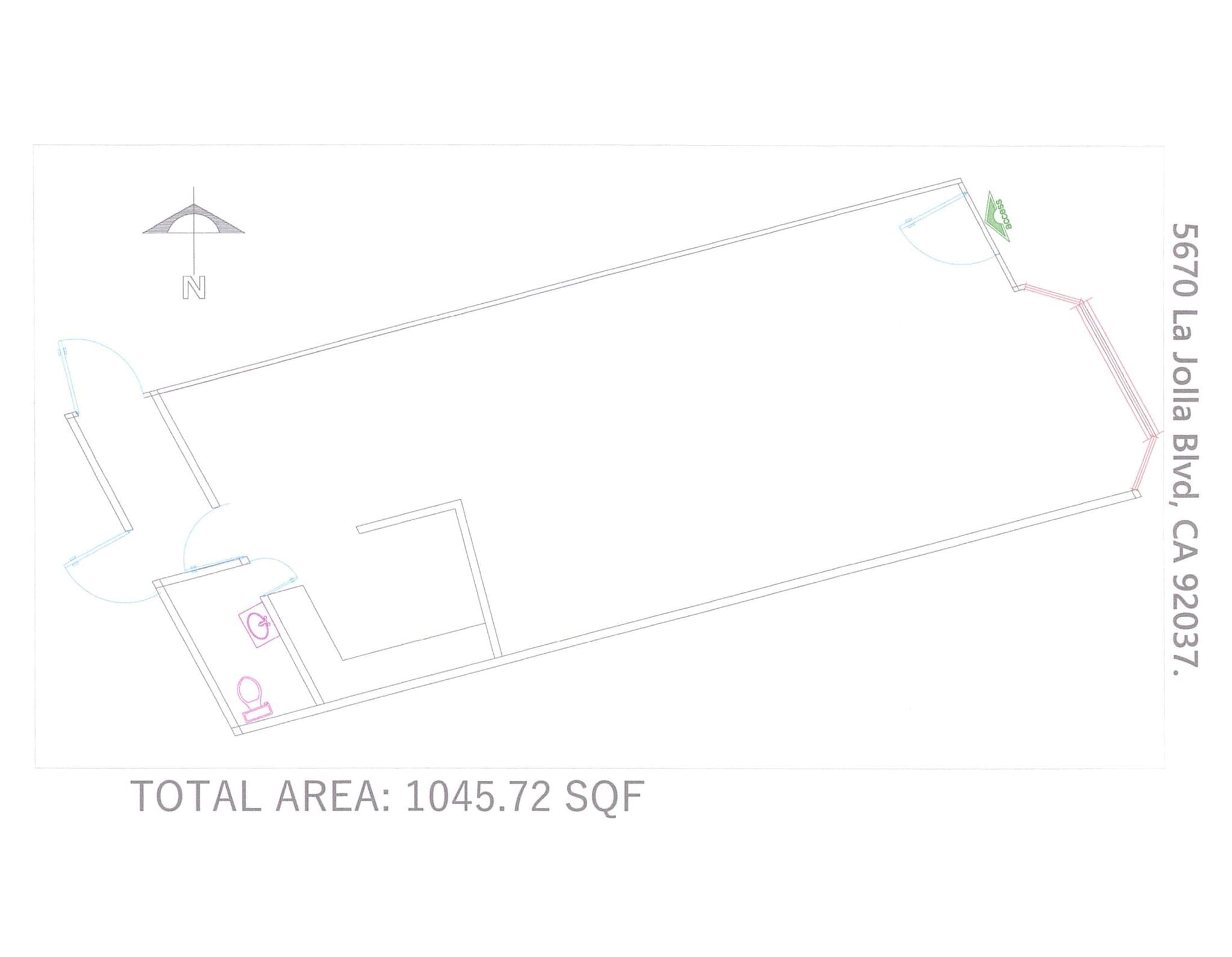 5670 La Jolla Blvd, La Jolla, CA for lease Site Plan- Image 1 of 1