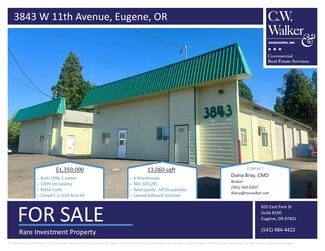 More details for 3843 W 11th Ave, Eugene, OR - Industrial for Sale