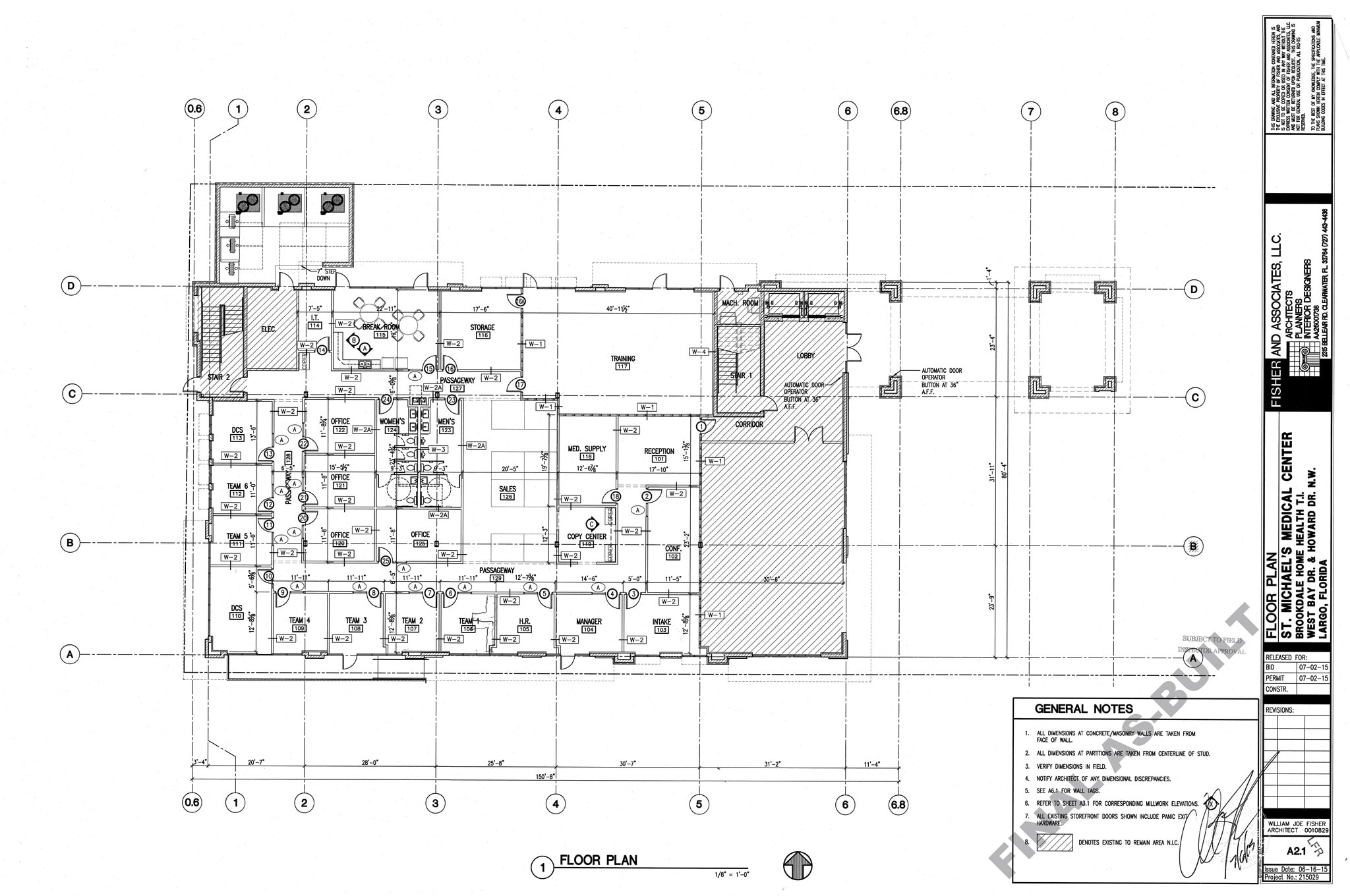 1030 W Bay Dr, Largo, FL à louer Plan de site- Image 1 de 1