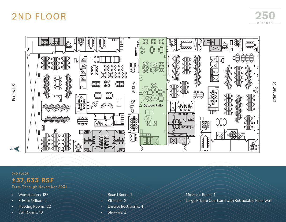 250 Brannan St, San Francisco, CA for lease Floor Plan- Image 1 of 1