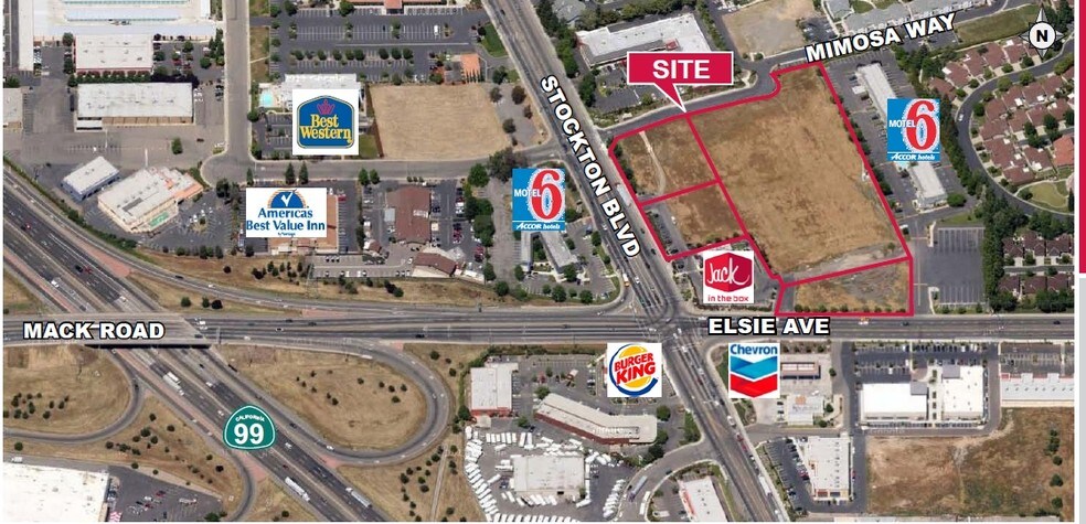 NE Stockton Blvd. & Elsie Ave @ Power Inn Rd., Sacramento, CA for sale - Primary Photo - Image 1 of 2