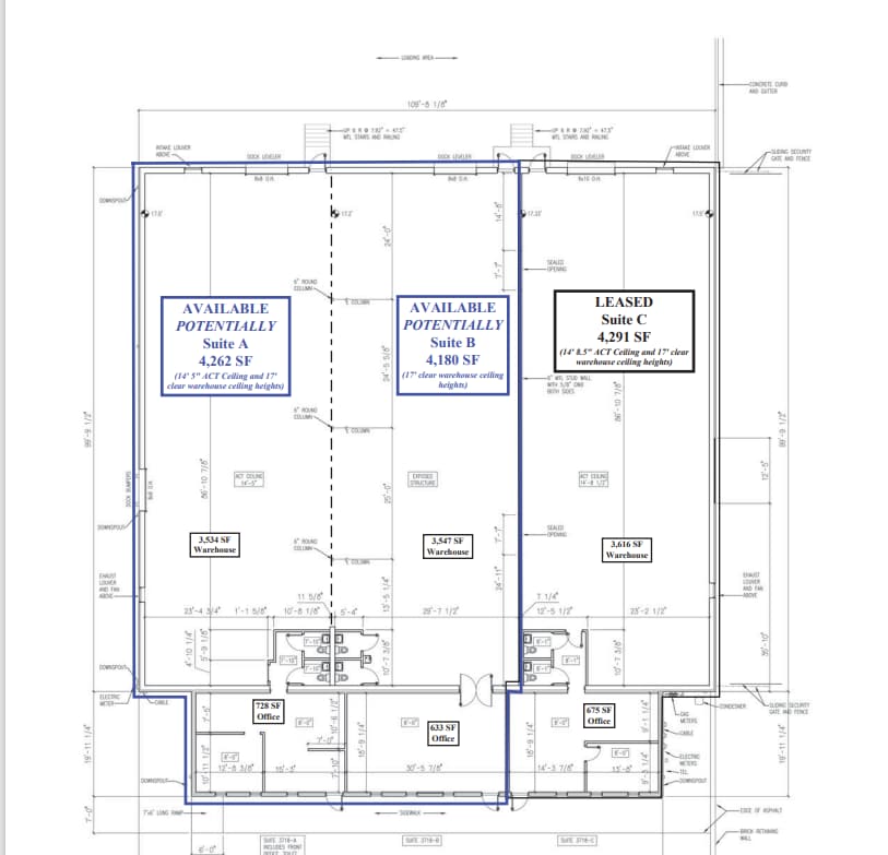 3716 Alliance Dr, Greensboro, NC à louer Plan d’étage- Image 1 de 3