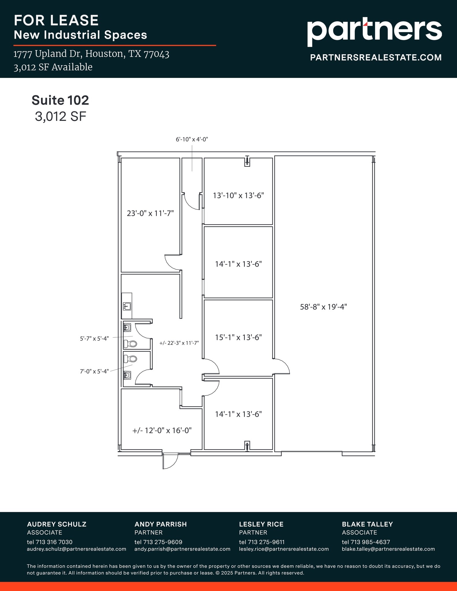 1771 Upland Dr, Houston, TX for lease Site Plan- Image 1 of 1