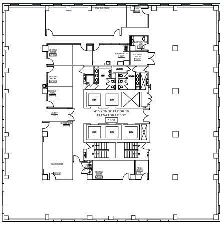 415 Yonge St, Toronto, ON for lease Floor Plan- Image 1 of 1
