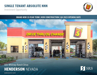 Plus de détails pour 601 Whitney Ranch Drive, Henderson, NV - Vente au détail à vendre