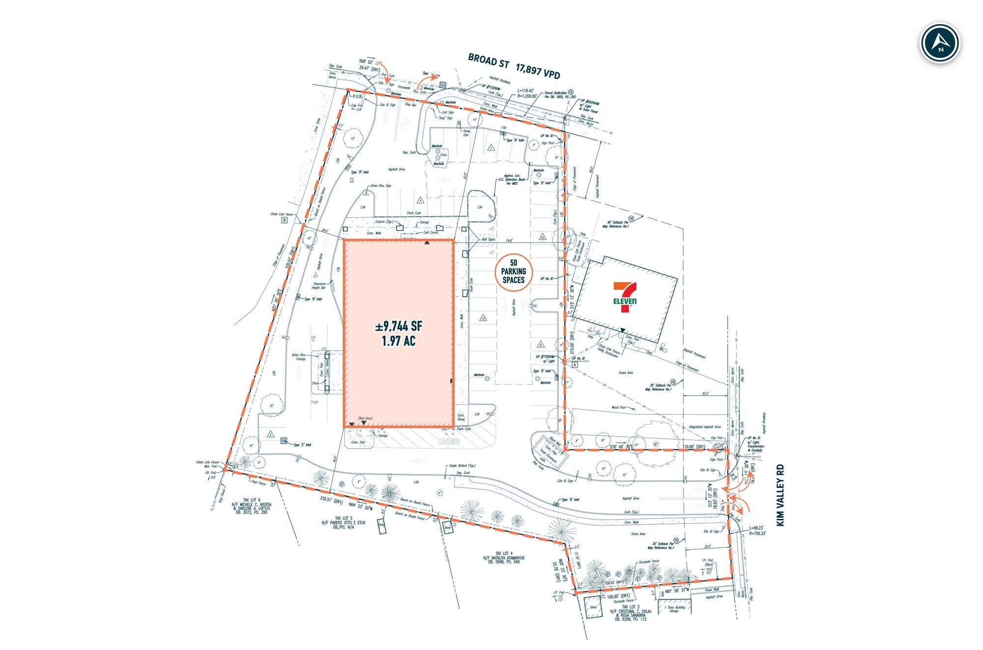 4125 S Broad St, Trenton, NJ à louer Plan de site- Image 1 de 1