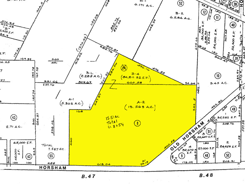 400 Horsham Rd, Horsham, PA for lease - Plat Map - Image 2 of 7