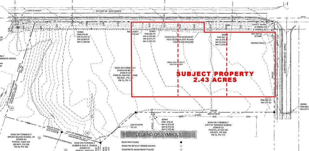 Ryan Davis Ct, Bonaire, GA à vendre - Plan cadastral - Image 3 de 3