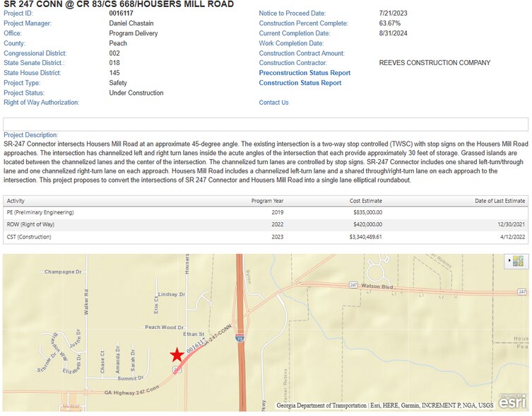 Hwy 247 Conn / Watson Blvd blvd, Byron, GA à vendre - Photo du bâtiment - Image 3 de 4