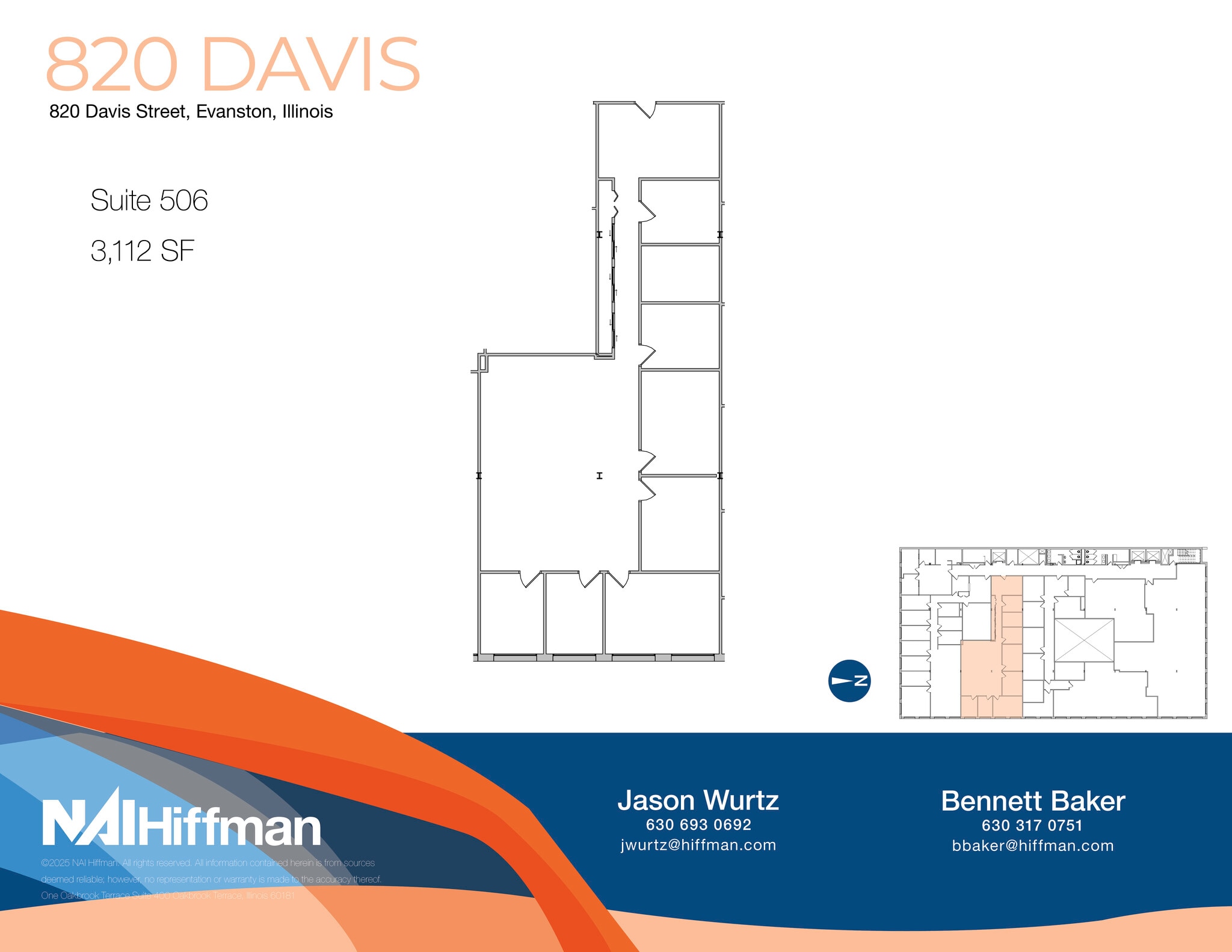 820 Davis St, Evanston, IL for lease Floor Plan- Image 1 of 1