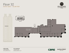 191 peachtree St NE, Atlanta, GA à louer Plan d’étage- Image 1 de 1