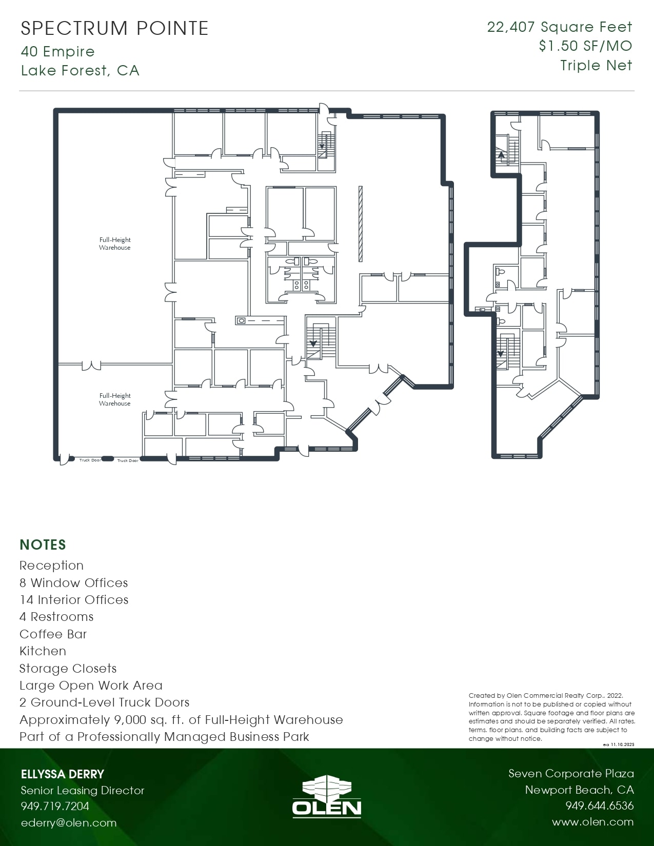 40 Empire, Lake Forest, CA for lease Floor Plan- Image 1 of 1