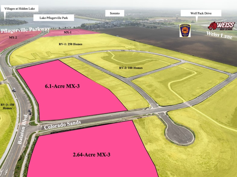 TBD Balaton, Pflugerville, TX for sale - Aerial - Image 3 of 6