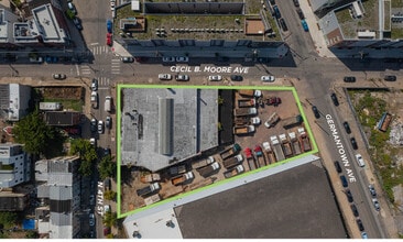 1701 Germantown Ave, Philadelphia, PA - Aérien  Vue de la carte