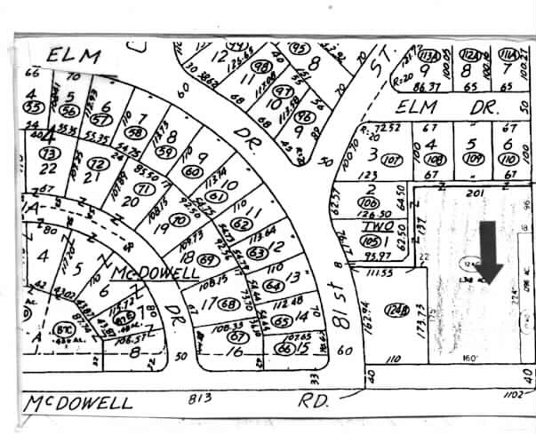 8120 E McDowell Rd, Scottsdale, AZ for lease - Plat Map - Image 2 of 4