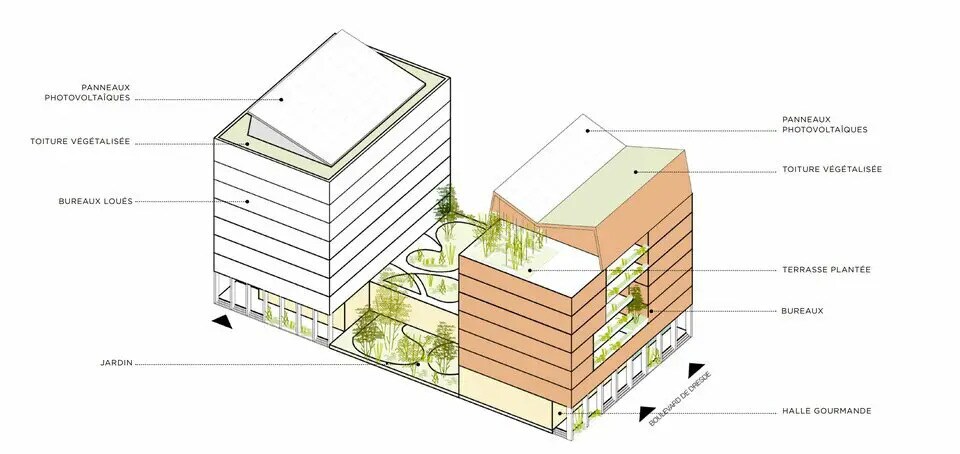 Bureau dans Strasbourg à louer - Photo du bâtiment - Image 3 de 6