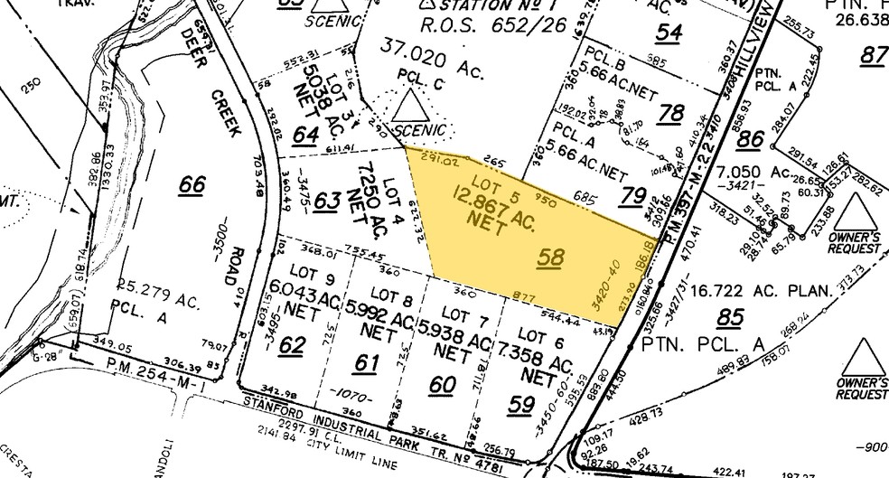 3440 Hillview Ave, Palo Alto, CA for lease - Plat Map - Image 2 of 5