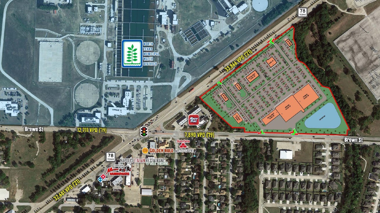 901 N State Hwy 78, Wylie, TX à vendre Aérien- Image 1 de 5