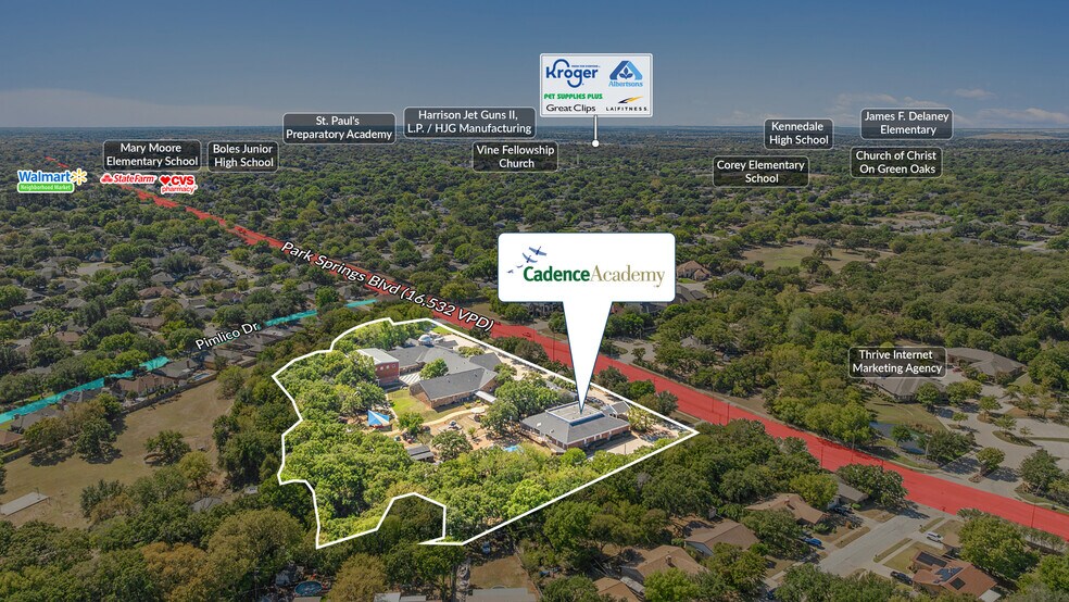 4615 Park Springs Blvd, Arlington, TX à vendre - Photo du bâtiment - Image 3 de 5