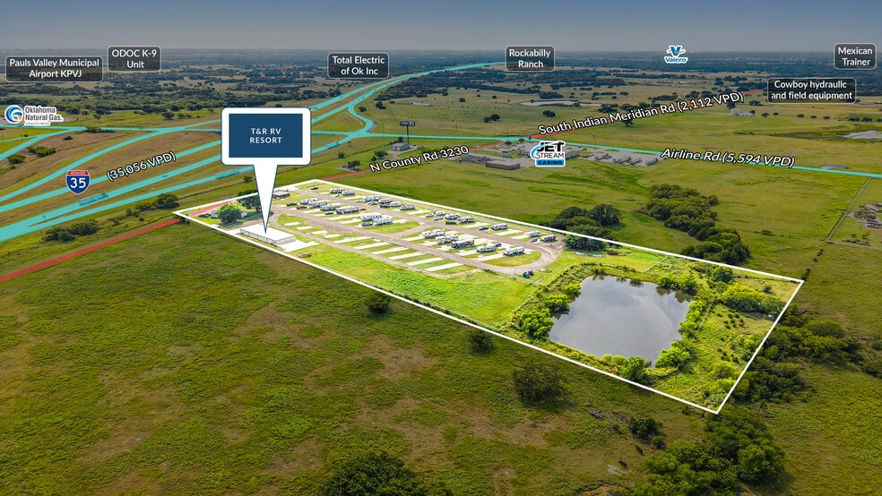 20206 N. County 3230 rd, Pauls Valley, OK à vendre - Photo du bâtiment - Image 3 de 5