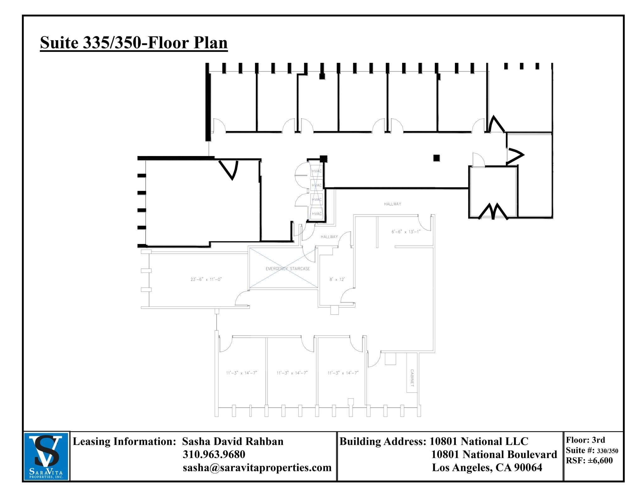 10801 National Blvd, Los Angeles, CA à louer Plan de site- Image 1 de 5