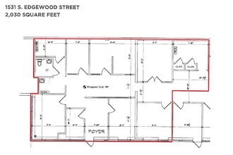 1501 S Edgewood St, Baltimore, MD for lease Floor Plan- Image 1 of 1