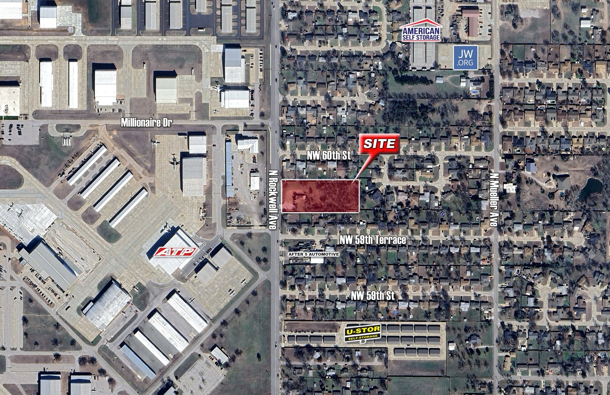 6006 N Rockwell Ave, Bethany, OK à vendre Aérien- Image 1 de 2