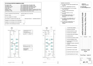 7010 American Way, Dallas, TX à louer Plan d’étage- Image 1 de 5