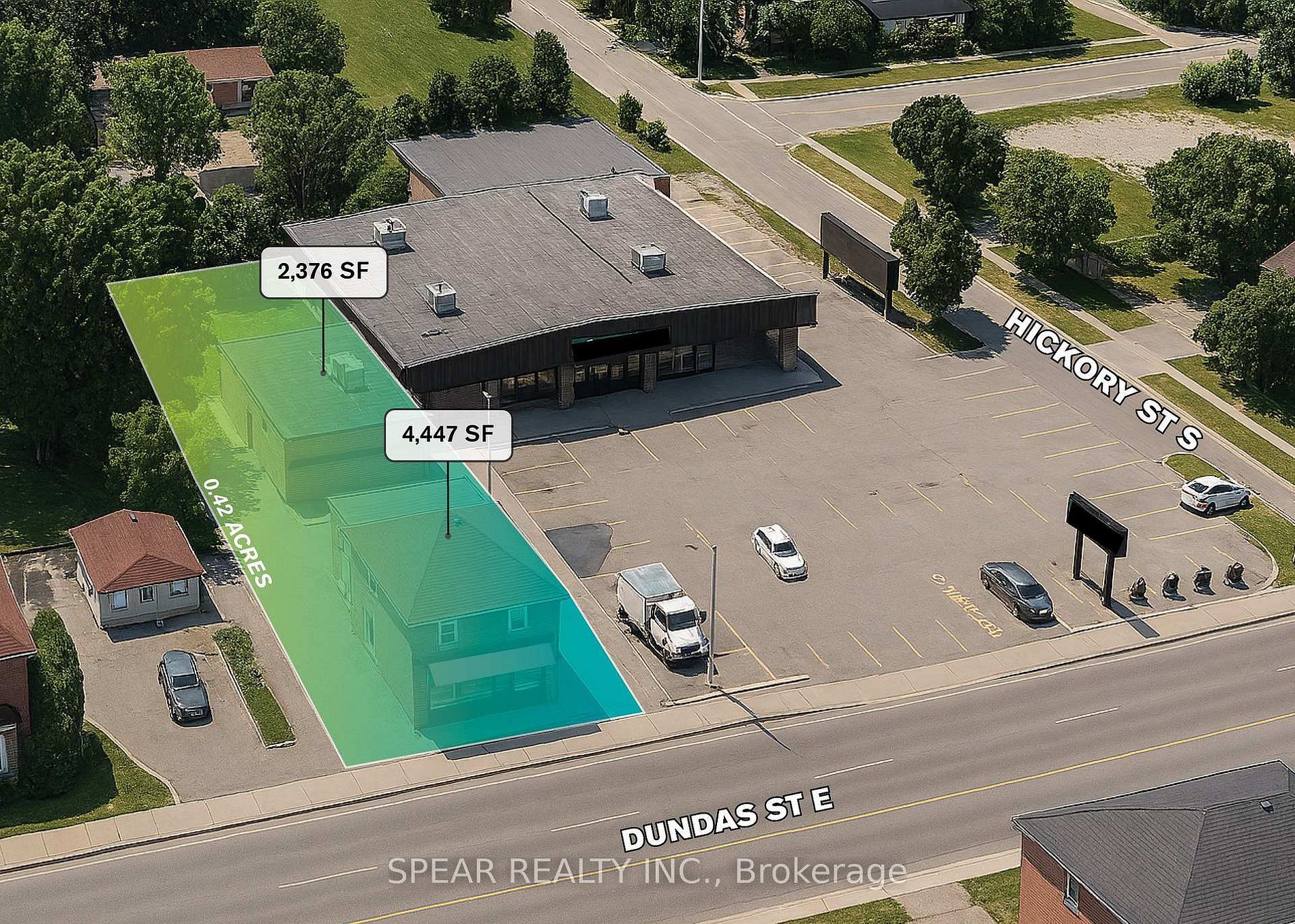 421 Dundas St E, Whitby, ON for lease Aerial- Image 1 of 1