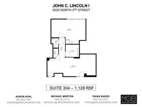 9225 N 3rd St, Phoenix, AZ for lease Floor Plan- Image 1 of 1