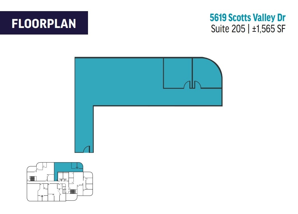 5619 Scotts Valley Dr, Scotts Valley, CA for lease Floor Plan- Image 1 of 1