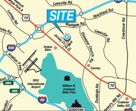 8609 Jersey Ct, Raleigh, NC - AERIAL map view