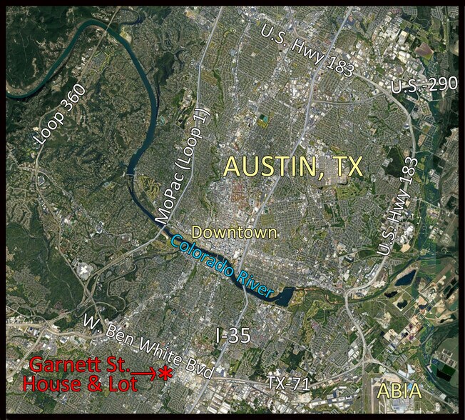 4417 Garnett St, Austin, TX à vendre - Aérien - Image 2 de 8