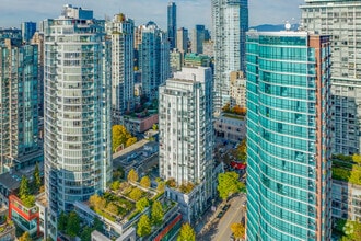 480 Robson St, Vancouver, BC - Aerial  map view